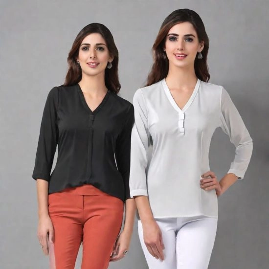 Poly Viscose Ladies Tops Manufacturer In Bd