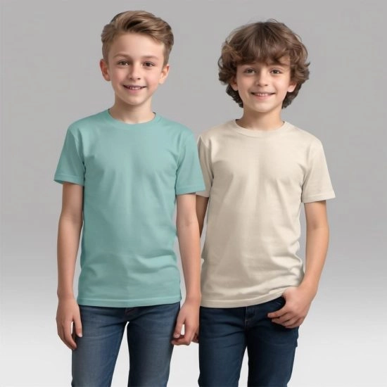 Custom Boys Crew Neck T-shirt Manufacturing in Costa Mesa