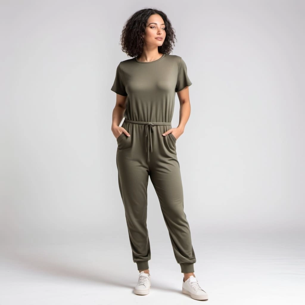 Custom Crew Neck Jumpsuit Factory Bangladesh