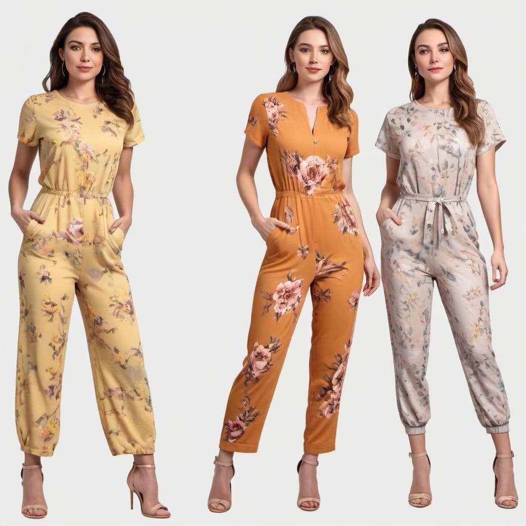Custom Floral Jumpsuits Supplier Bangladesh