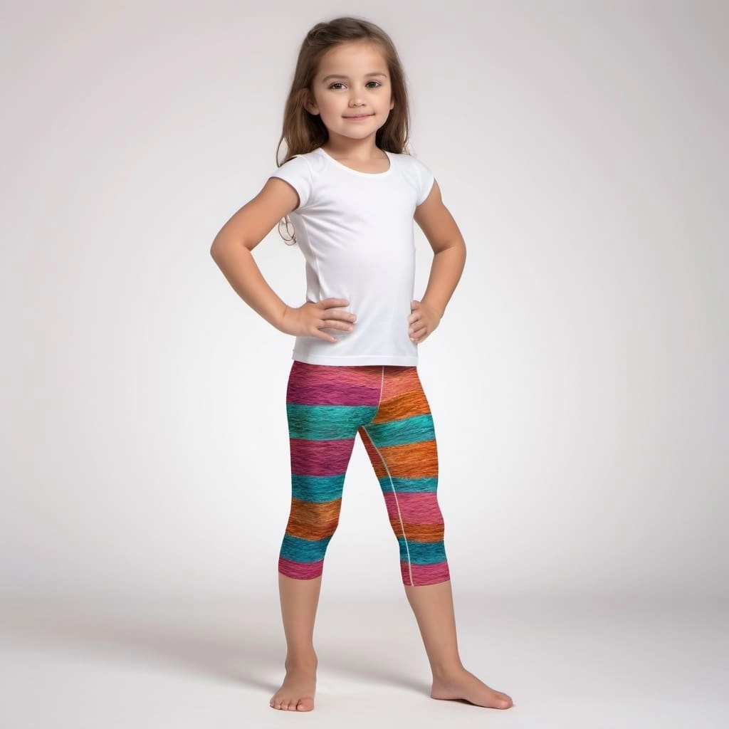Custom Kids Capri Leggings Exporter Bangladesh