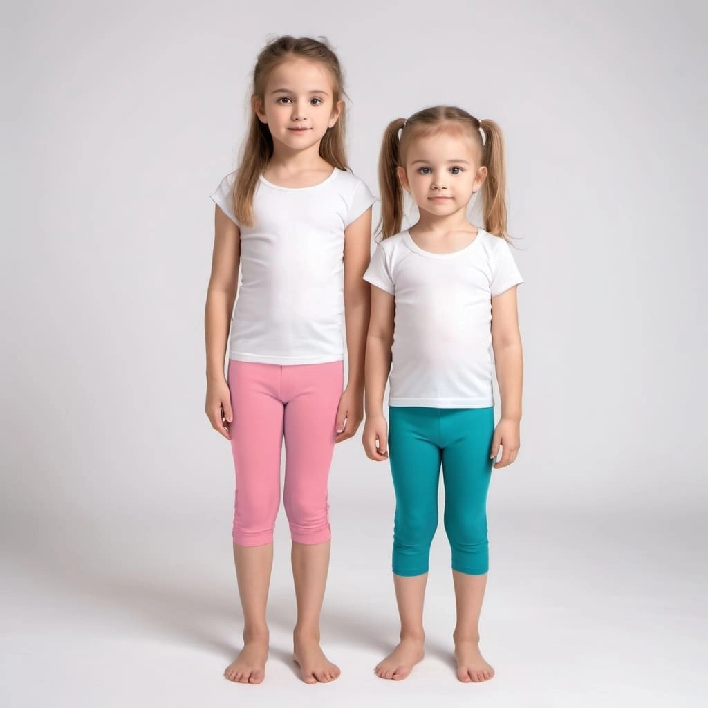 Custom Kids Capri Leggings Factory Bangladesh