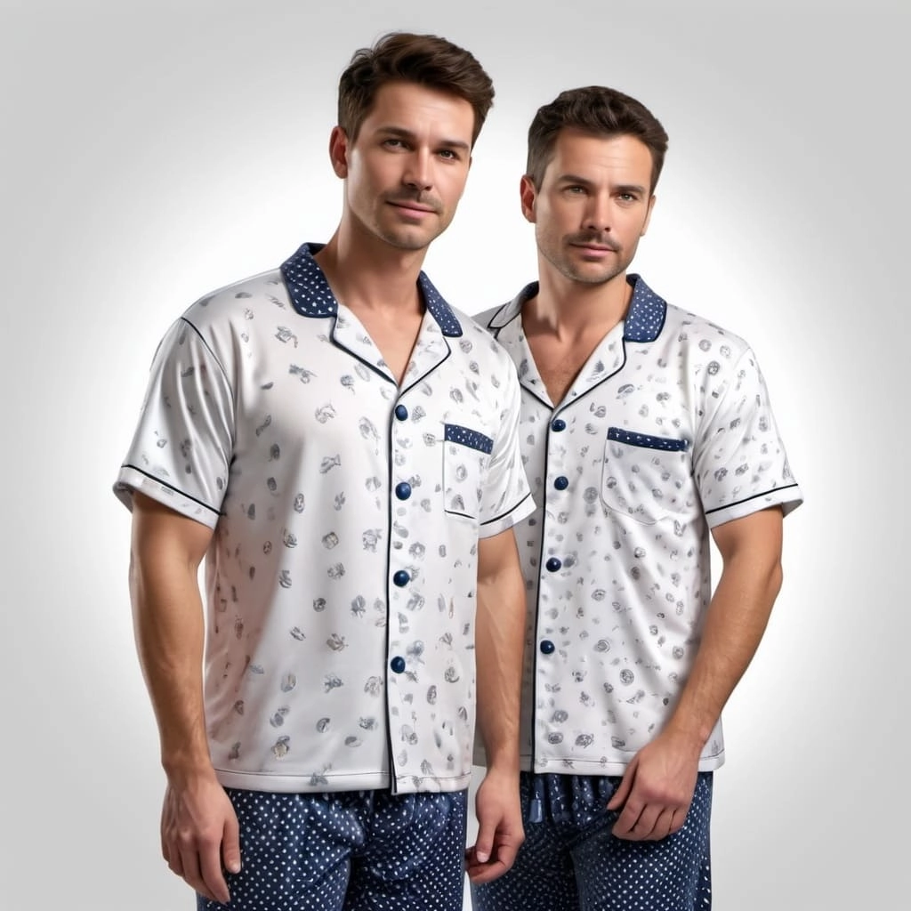 Custom Mens Short Sleeve Pajama Manufacturer Bangladesh