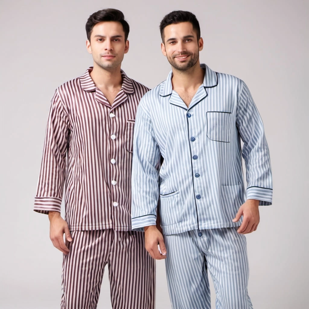 Custom Mens Striped Pajama Supplier Bangladesh