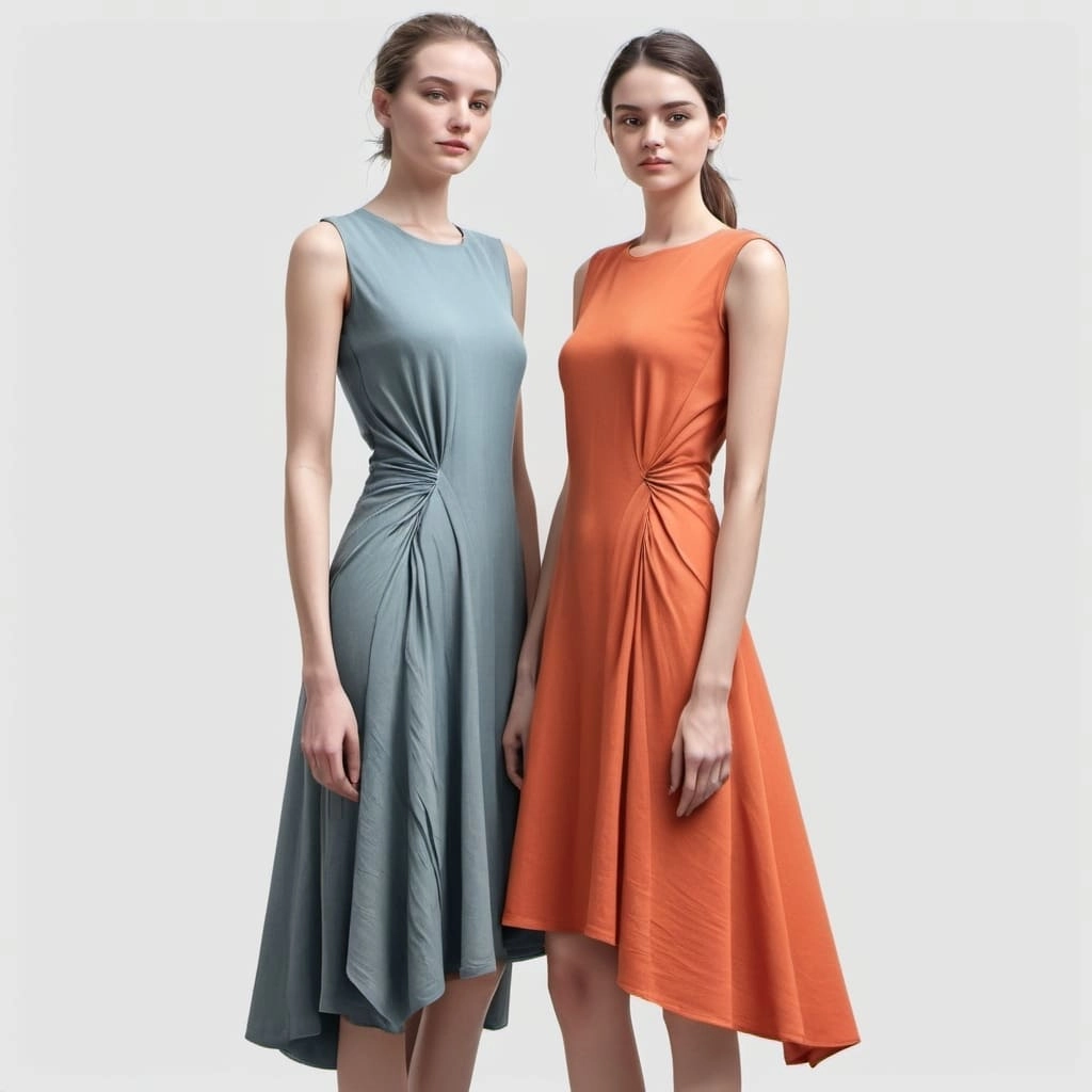 Custom Round Neck Dress Exporter Bangladesh