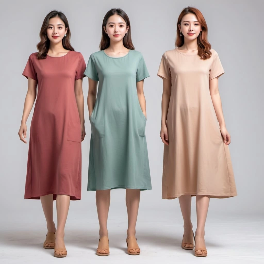 Custom Round Neck Dress Manufacturer Bangladesh