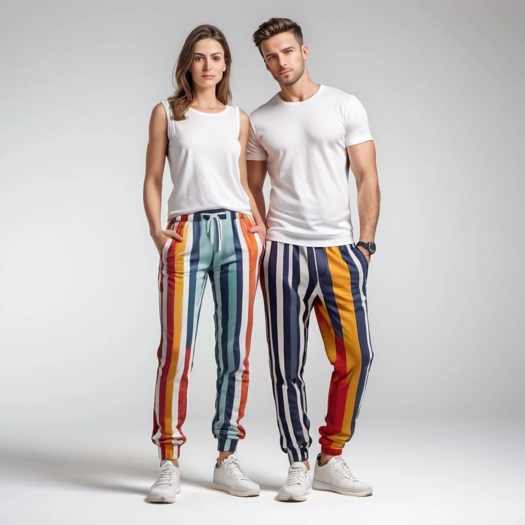 Custom Striped Jogging Trouser Wholesale Bangladesh