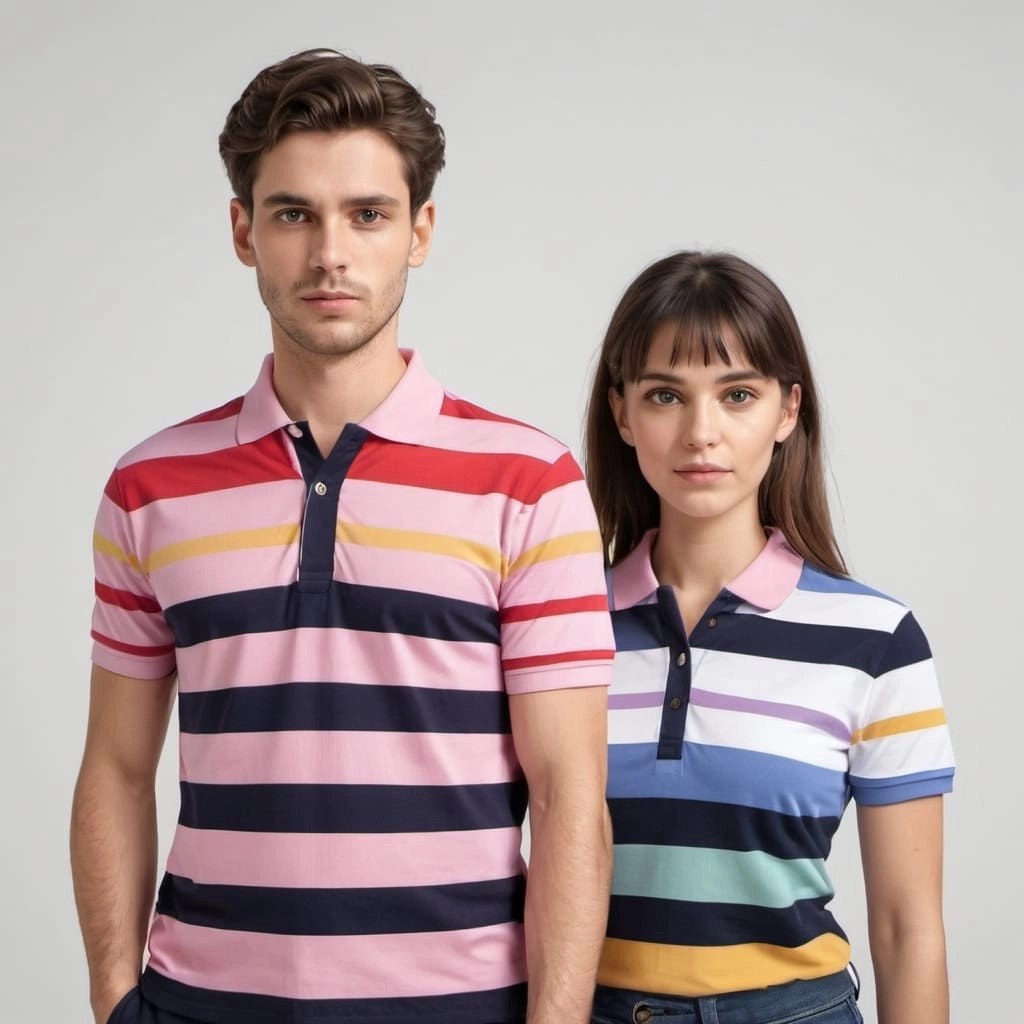 Custom Striped Polo Shirts Exporter Bangladesh