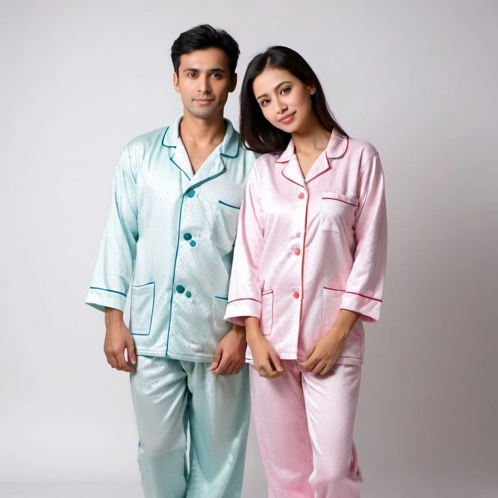 Custom V Neck Pajama Vendor Bangladesh