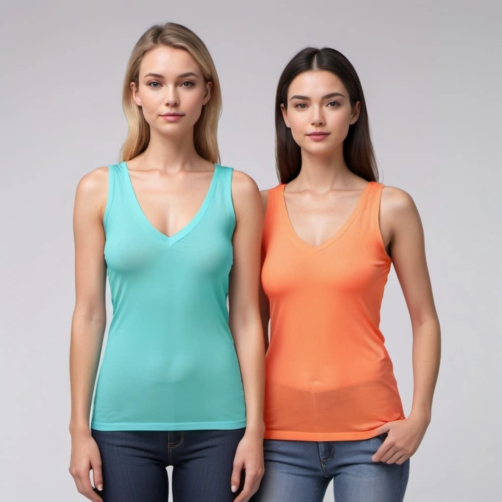 Custom V Neck Tank Top Supplier Bangladesh