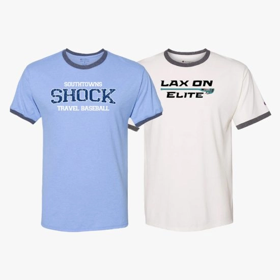 Custom Clothing Custom Ringer T Shirts