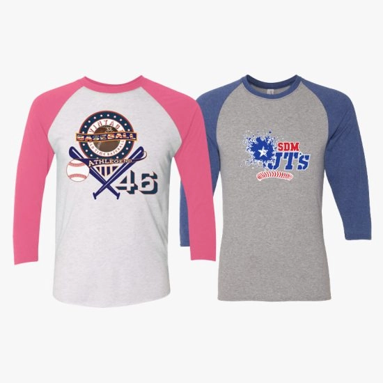 Wholesale T Shirts Custom Raglan T Shirts