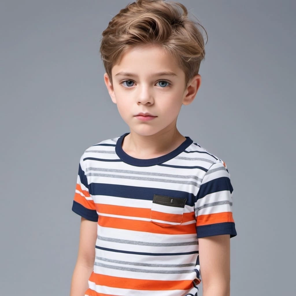 Custom Boys Striped T Shirt Exporter Bangladesh