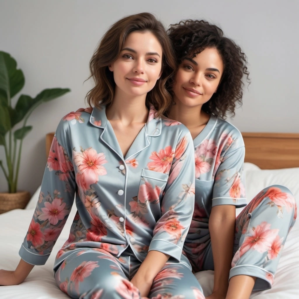Custom Floral Pajama Exporter Bangladesh