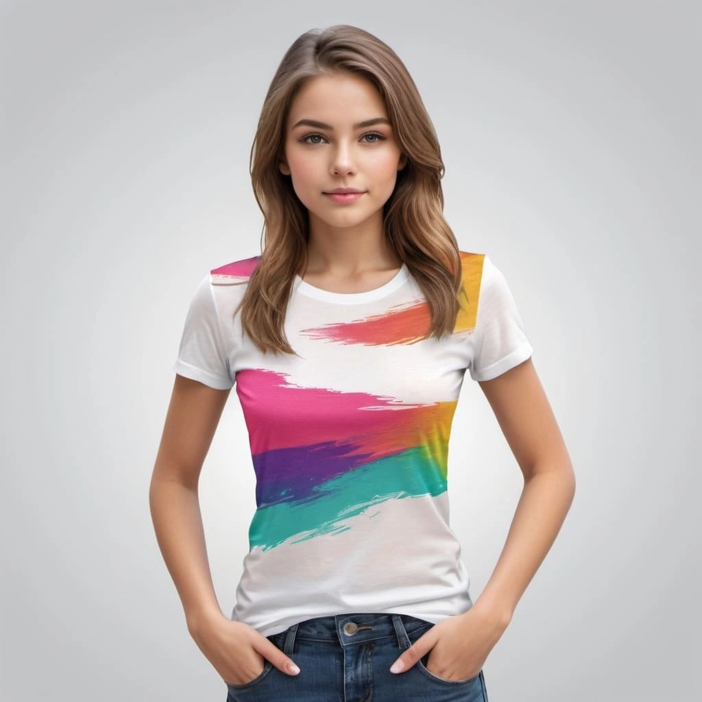 Custom Girls Short Sleeve T Shirt Exporter Bangladesh