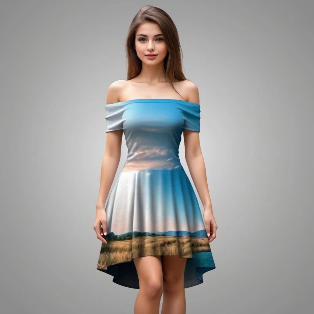 Custom Off Shoulder Dress Exporter In Bangladesh
