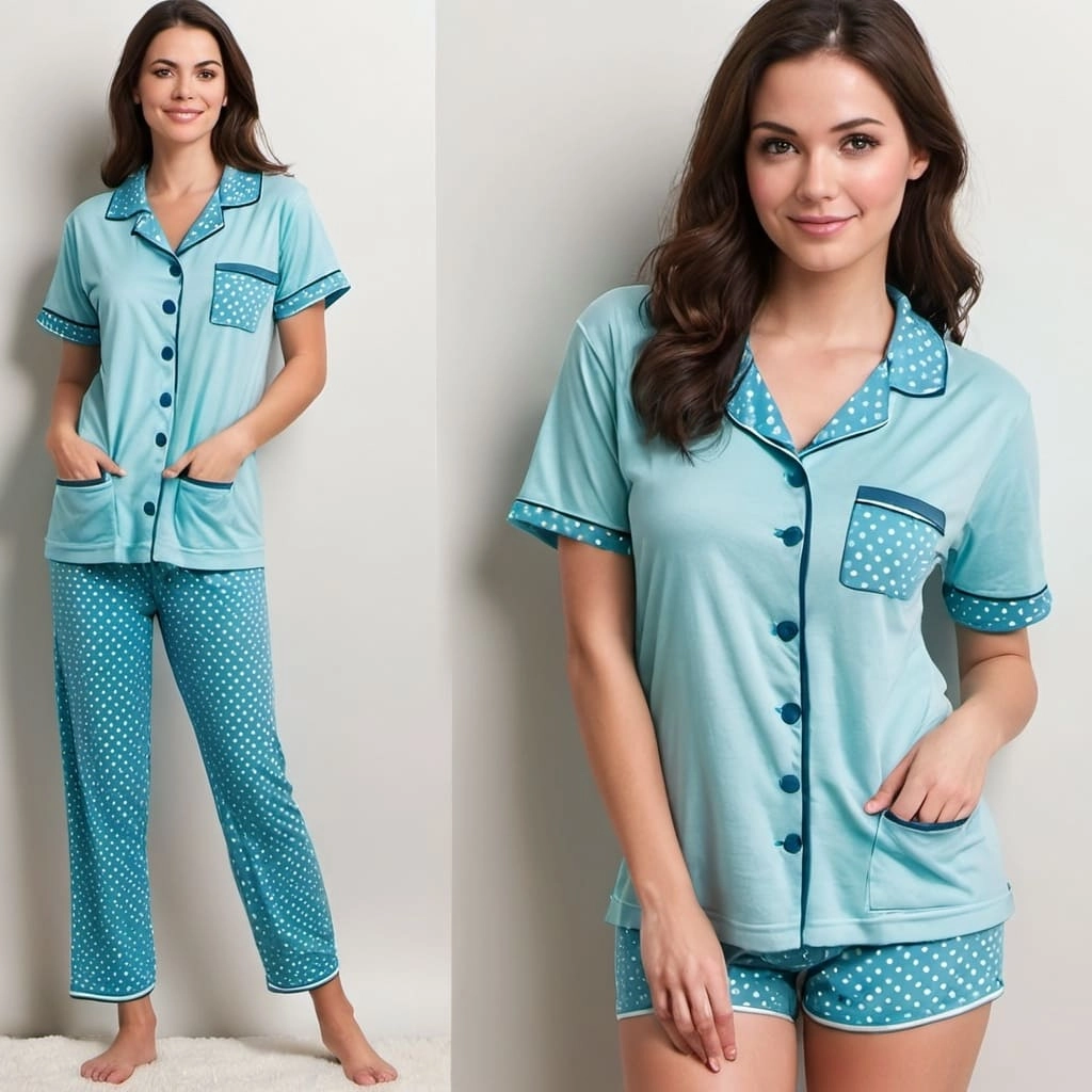 Custom Polka Dot Pajama Exporter Bangladesh