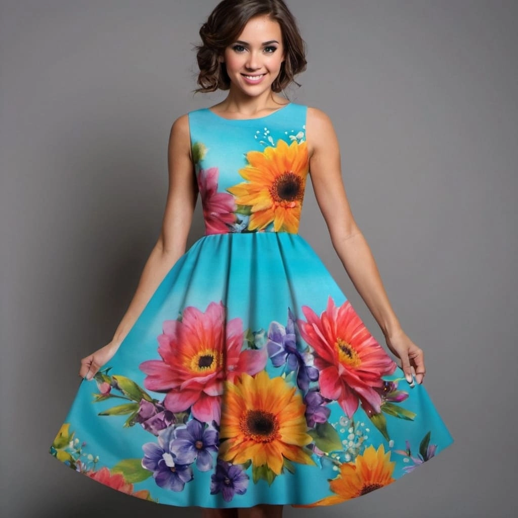 Custom Printed Dresses Factory