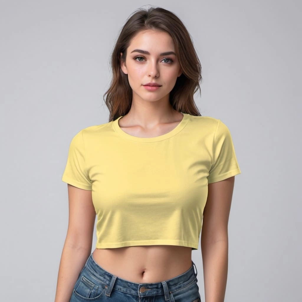 Custom Short Sleeve Crop Top Factory Bangladesh