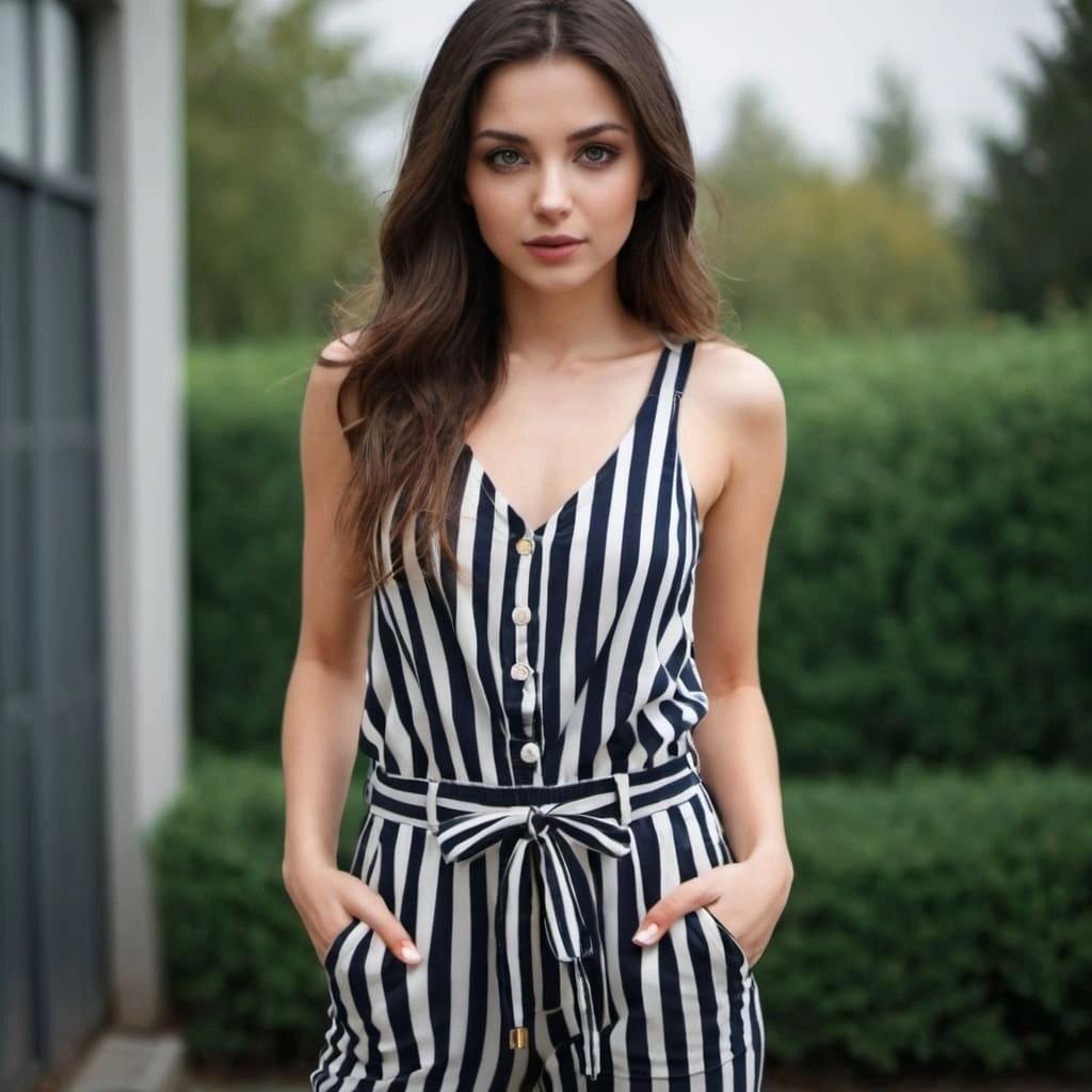 Custom Striped Jumpsuit Factory In Bangladesh