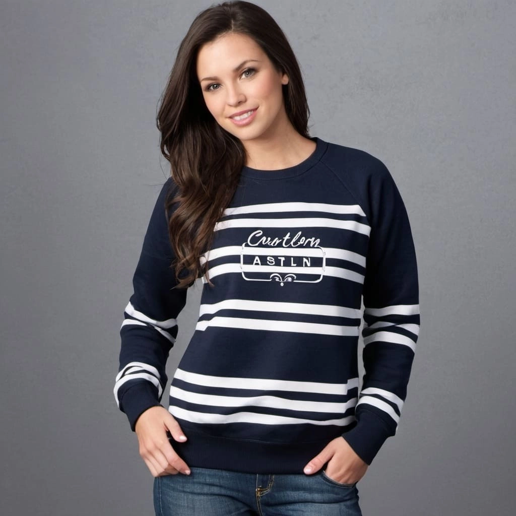 Custom Striped Sweatshirts Factory